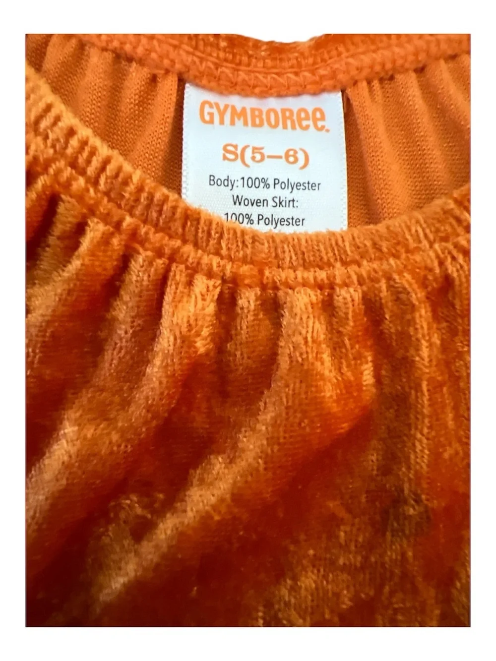 Orange Butterfly Tulle Kids Costume Dress